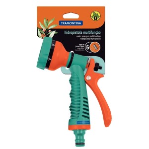 Hidropistola 6 tipos de jato para Engate Rápido Tramontina Multifunção