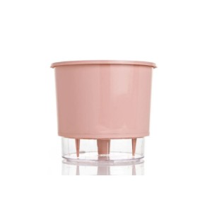 Vaso Autoirrigável Rosa Quartz – 12cm X 11cm – Nº 02