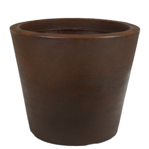 Vaso Cone Baixo Riscatto Ferrugem – 37,5cm X 31,5cm – Nº 01 - Vogue
